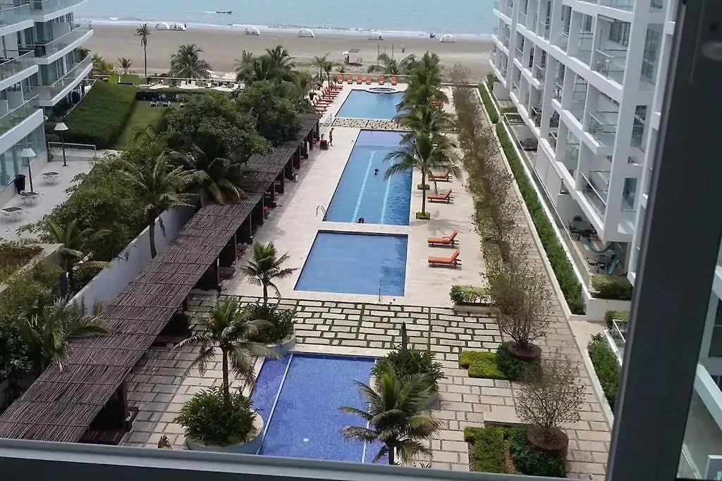 Apartmán Acogedor Apartamento Primera Linea De Playa Cartagena 0*,
